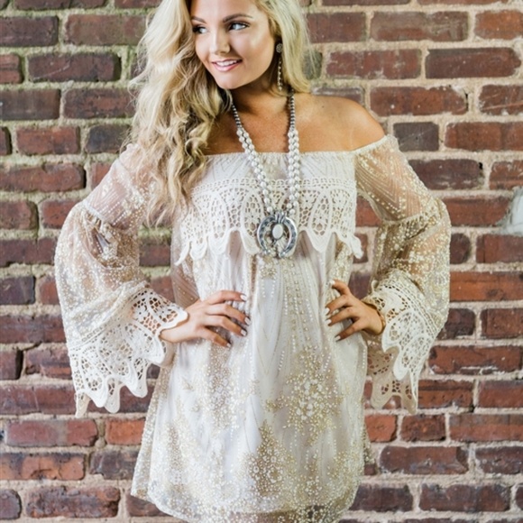 Southern Fried Chicks Dresses & Skirts - Gypsy Gold Dress